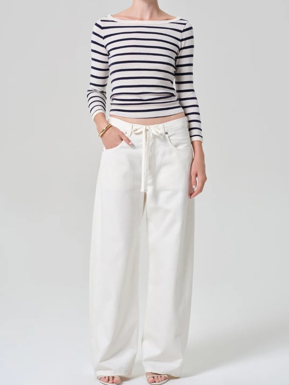 NWT Citizens Of Humanity - Brynn Drawstring Trouser Jeans